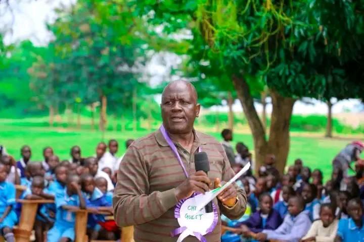 Humphrey Ekirapa declaring his bid for Teso North MP seat